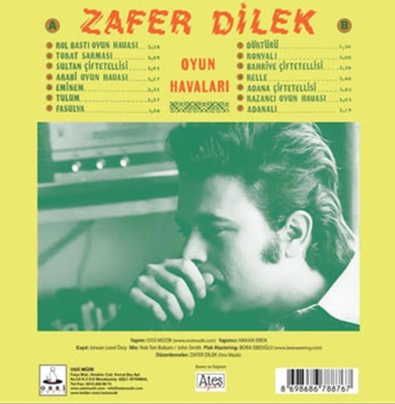 Zafer Dilek Plak (Oyun Havaları| Plak |Schallplatte | LP)