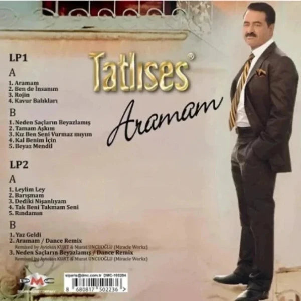 İbrahim Tatlıses Plak - ibrahim Tatlises - Aramam Plak (2 Plak) Schallplatte | LP