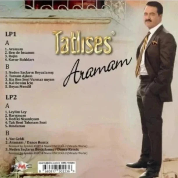 İbrahim Tatlıses Plak - ibrahim Tatlises -Aramam Plak ( 2 Plak) Schallplatte | LP