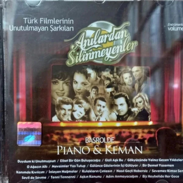 Anılardan Silinmeyenler -Başrolde Piano|Keman|CD