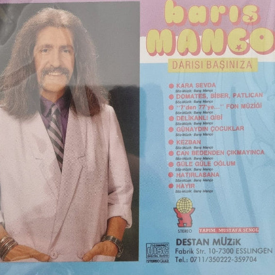 Barış Manço CD - Darısı Başınıza (CD)Almanya | Stuttgart | Esslingen ( Destan Müzik )