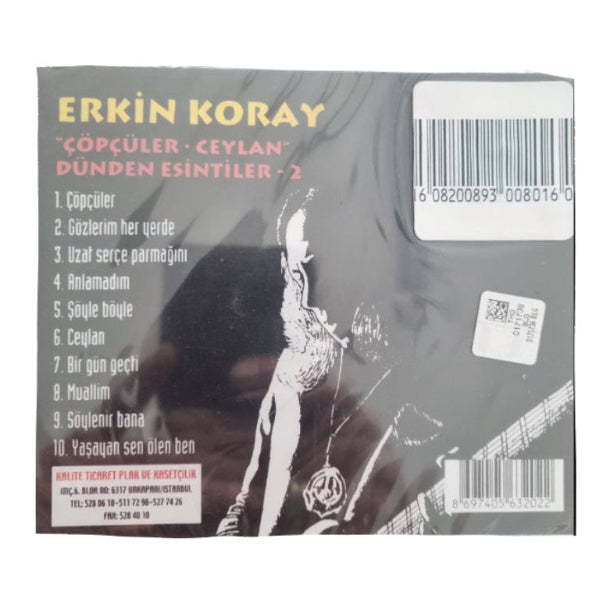 Erkin Koray CD - Çöpçüler - Ceylan - Dünden Esintiler 2 (CD) Anadolu Rock | CD