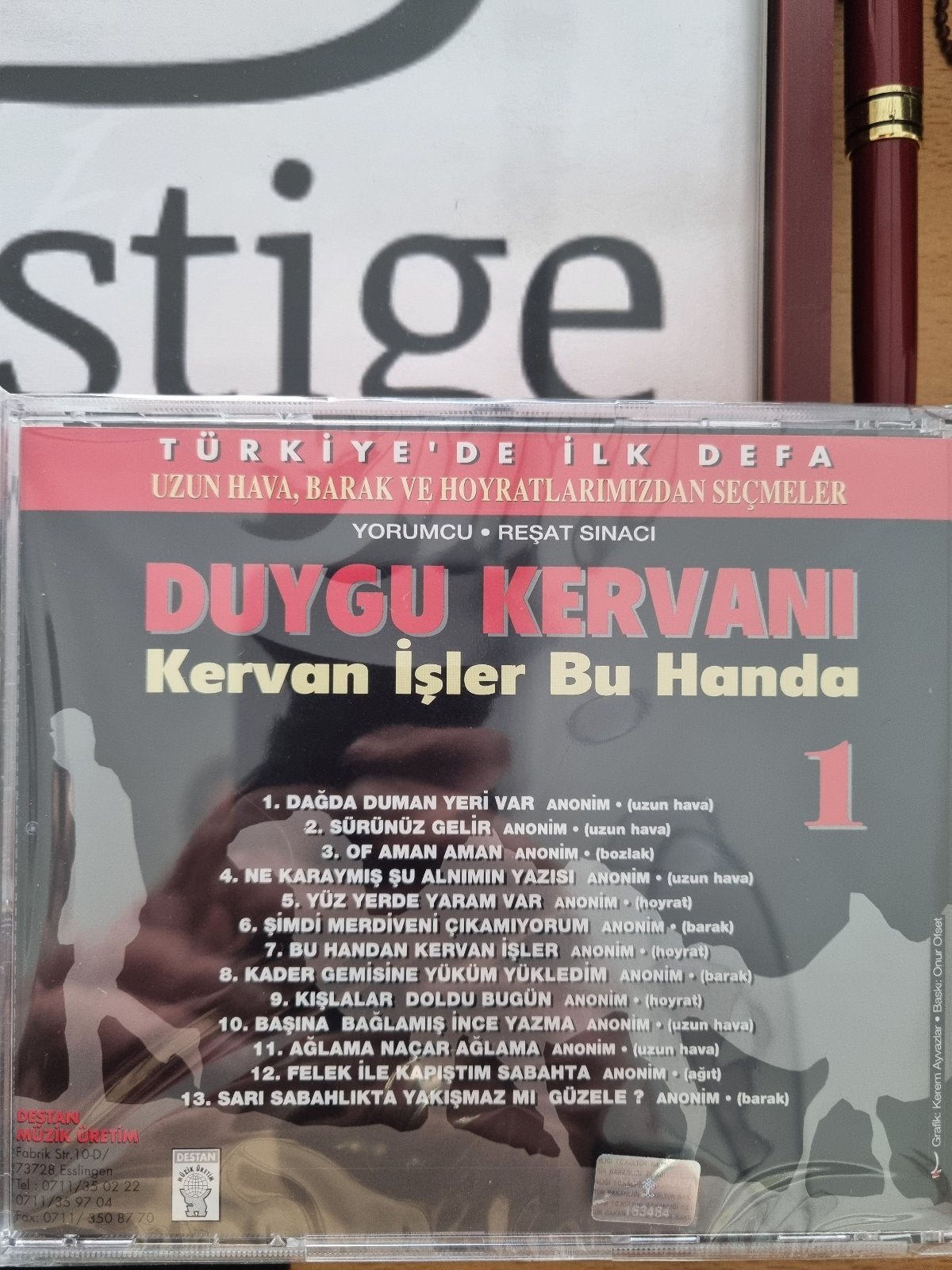 DUYGU KERVANI - Kervan işler bu Handa 1 ( CD ) Destan Müzik | Almanya | karışık | halk |müziği