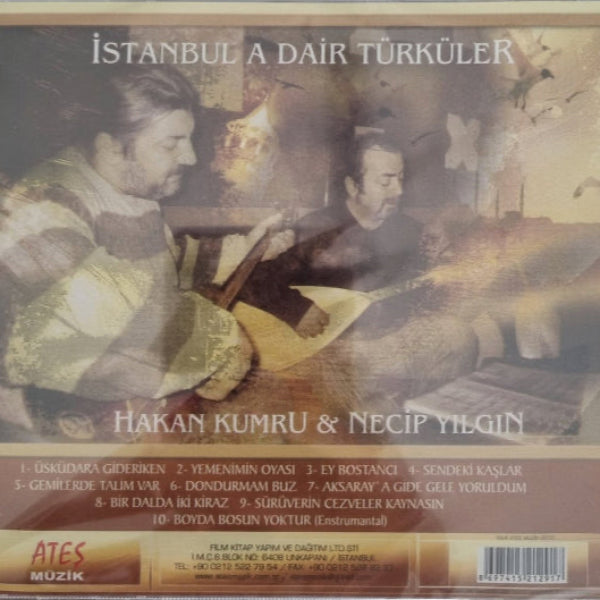 Hakan Kumru | Necip Yılgın - İstanbul'a Dair Türküler (CD) Türk Halk | CD