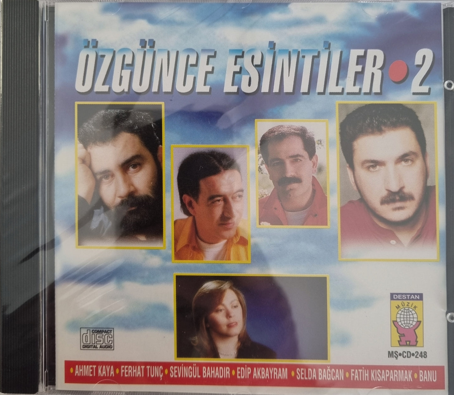 ÖZGÜNCE ESiNTiLER 2 CD -(Destan Müzik-ALMANYA Stuttgart-Esslingen Baski CD)