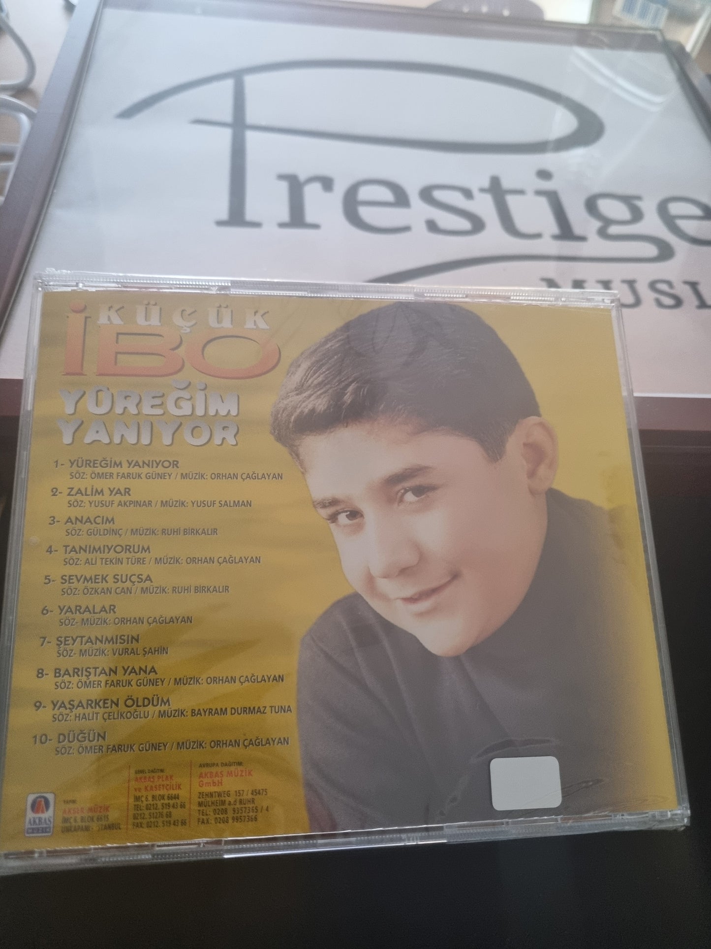 Kücük IBO - Yüregim Yanıyor (Arabesk) | CD(