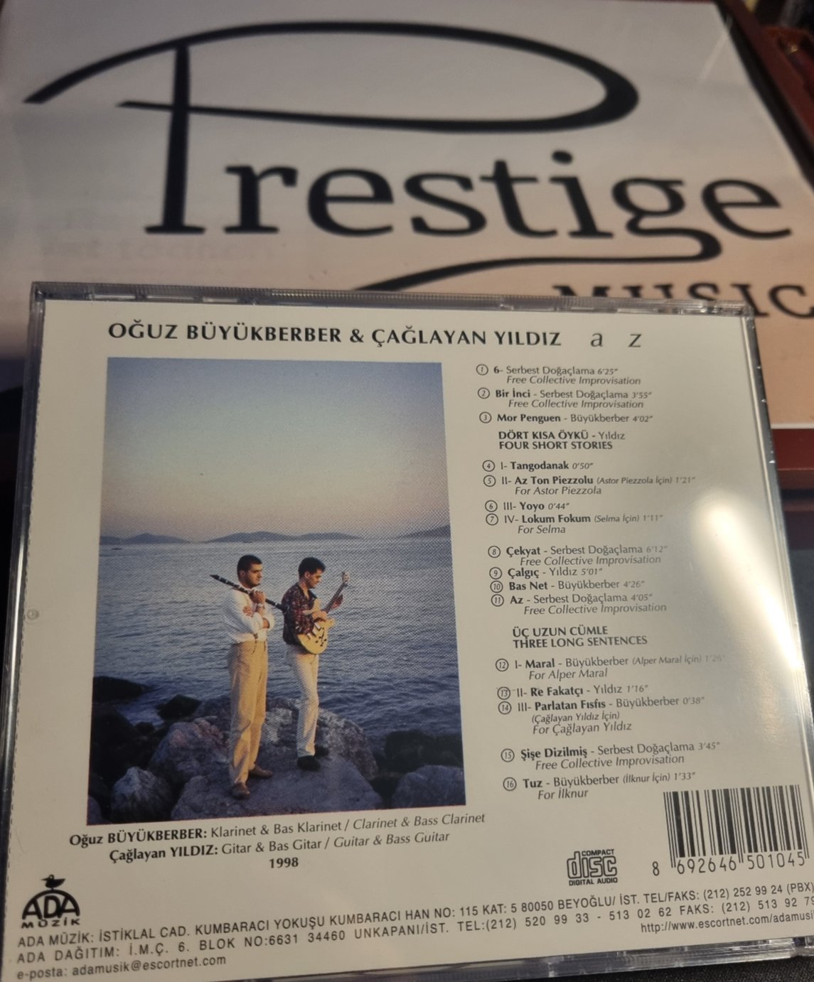 Oğuz Büyükberber | Çağlayan Yıldız- az( CD ) Türkçe | caz | Müzik