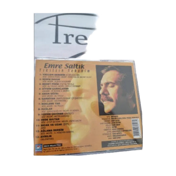 Emre Saltık -Yıkılsın Sebebim ( CD ) Türk |halk |müziği |CD
