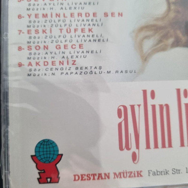 Aylin Livaneli | Sevda Değil | CD (Destan Müzik Almanya-Stuttgart-Esslingen CD) Türkçe Pop