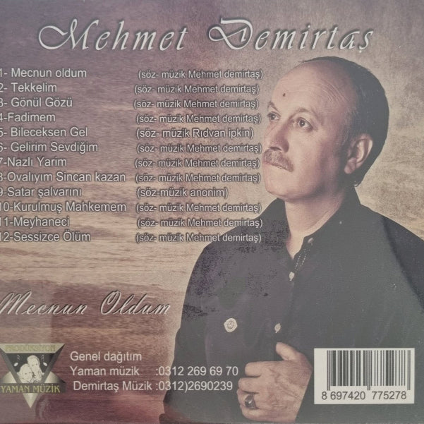 Mehmet Demirtaş - Mecnun Oldum ( CD ) Türk Halk |Halk türküsü | Türk halk müziği | CD