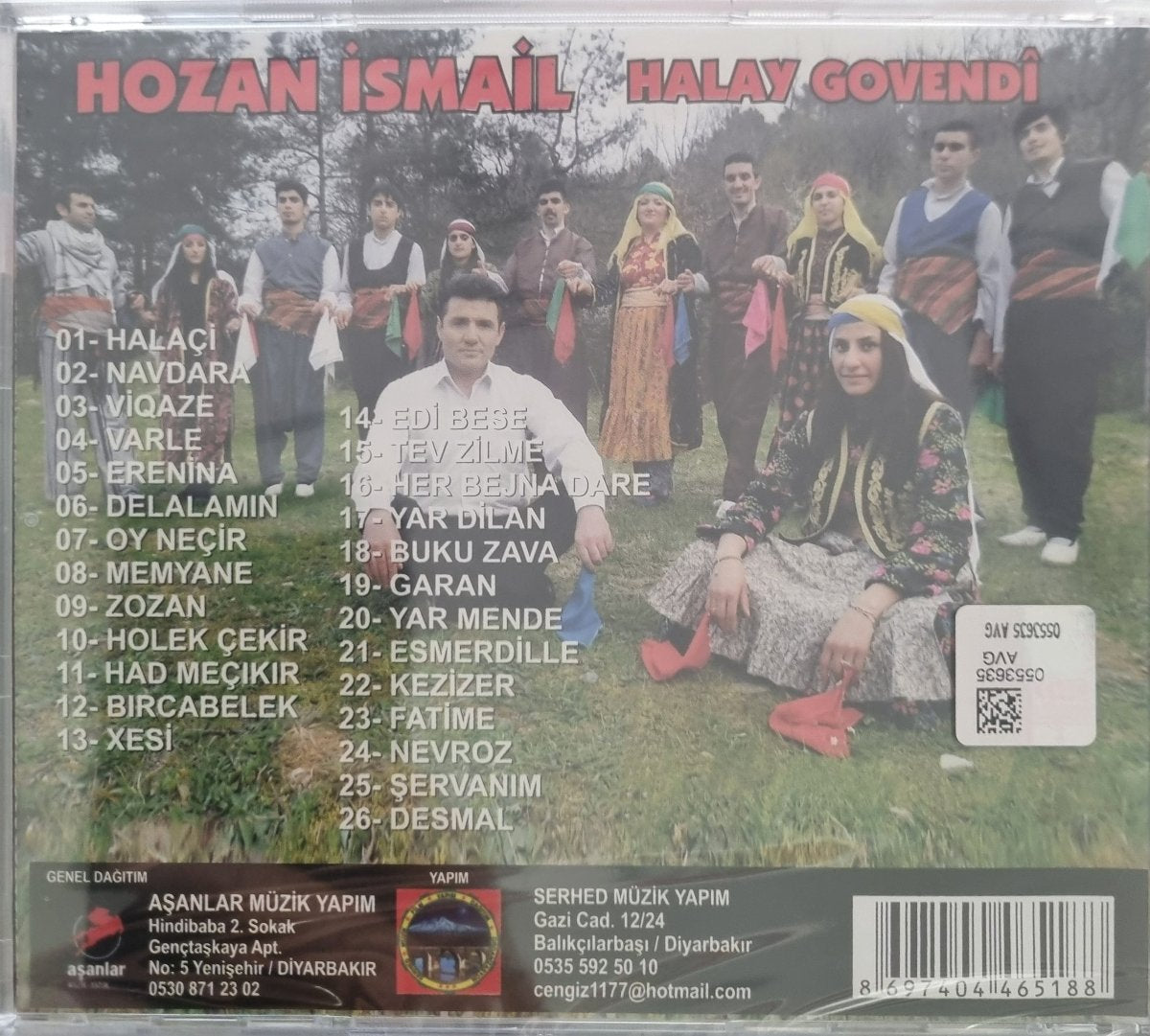 HOZAL ismail - HALAY GOVENDi ( CD )Kürtçe | KÜRTÇ | Kürt | Halay | CD