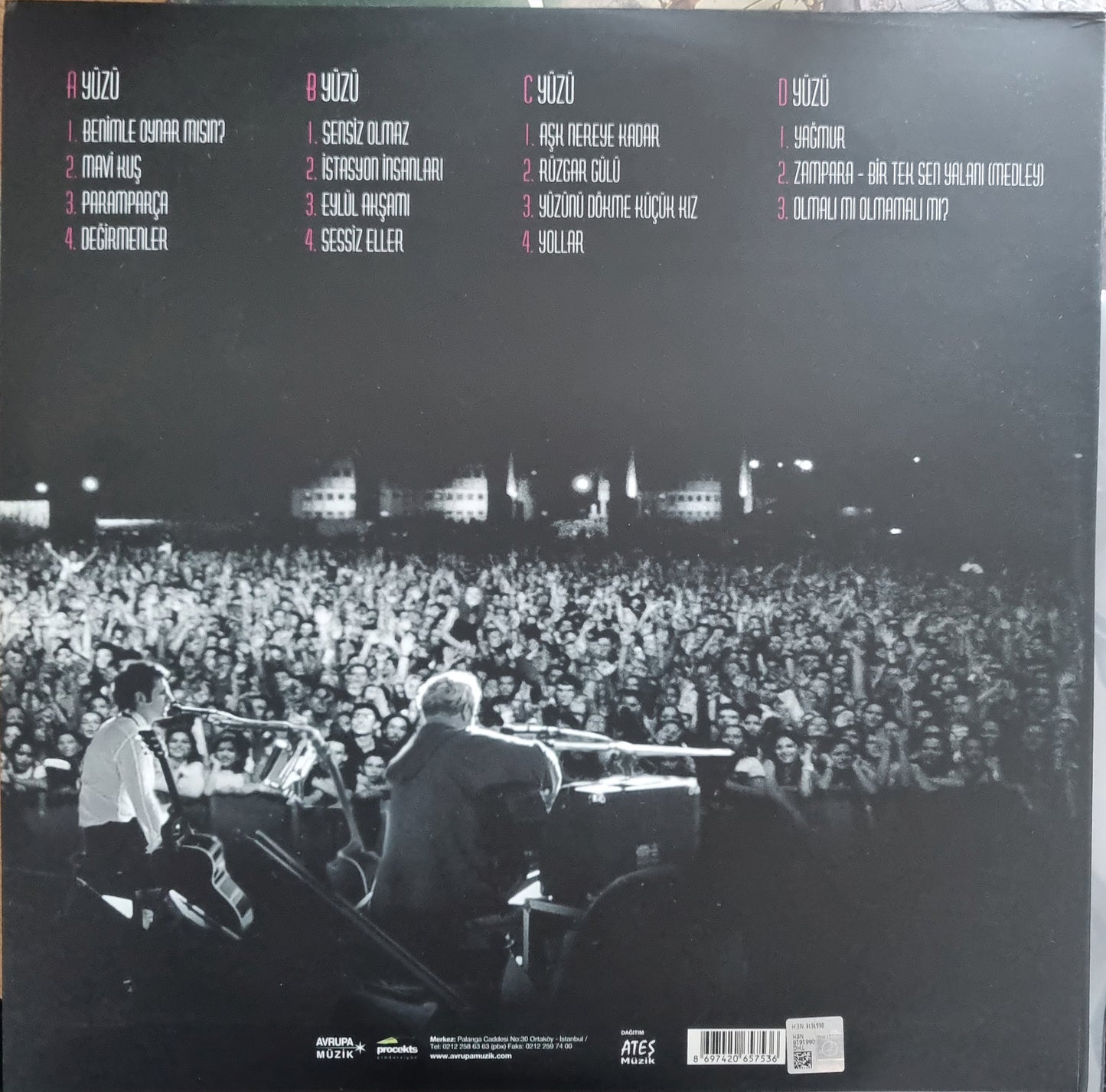 Bülent Ortaçgil- Teoman-Konser Plak(2 Plak)Schallplatte | LP