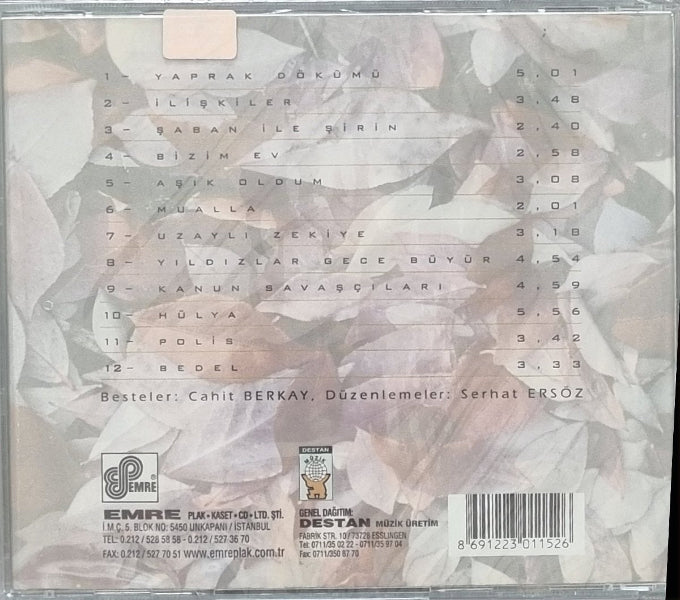 Cahit Berkay - Film Müzikleri 3 (Türk Enstrümantal) | Film ve dizi müzikleri | CD) DESTAN Müzik