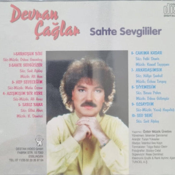 Devran Çağlar - Sahte Sevgiler ( Arabesk | CD ) Destan Müzik