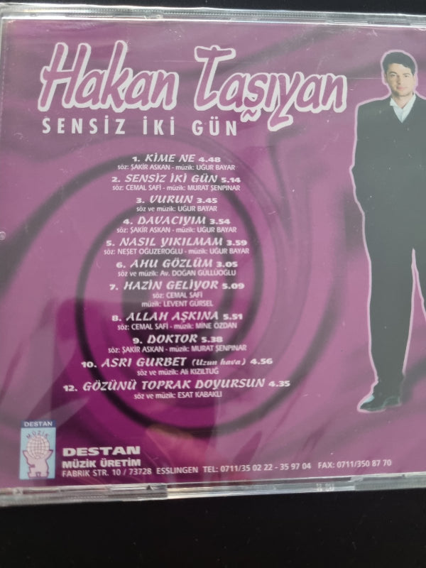 Hakan Taşıyan - Sensiz İki Gün ( CD ) Arabesk | Fantezi | CD (Almanya Destan Müzik)