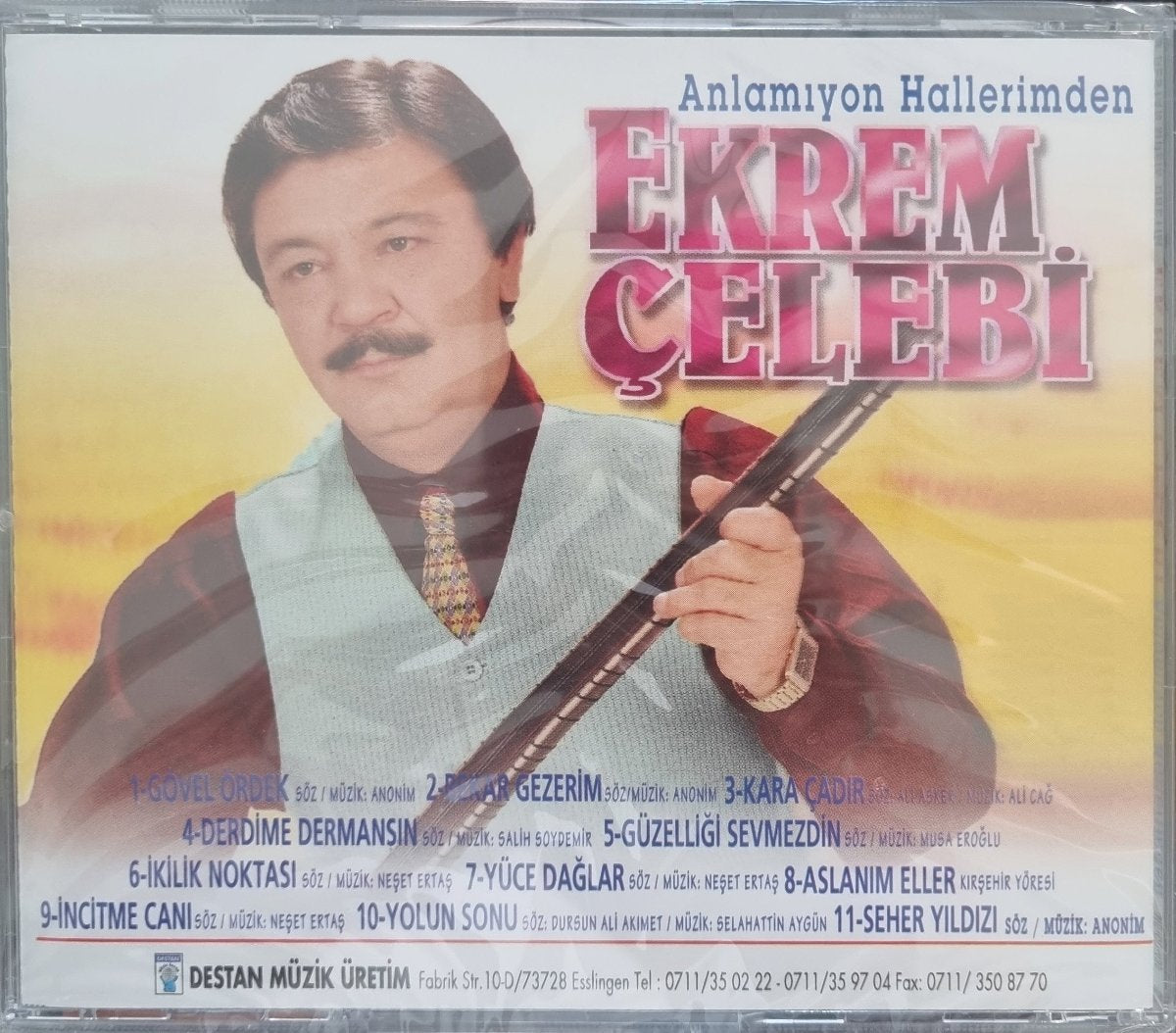 Ekrem Çelebi - Anlamıyon Hallerimden ( CD ) Almanya | Destan Müzik | Almanya |CD