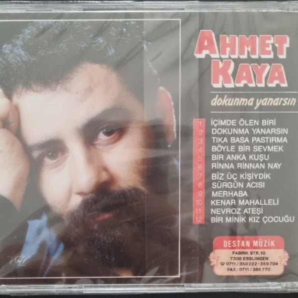 Ahmet Kaya CD | Dokunma Yanarsın | Türk Halk | Özgün | Protesto | müzik | CD | DESTAN Müzik