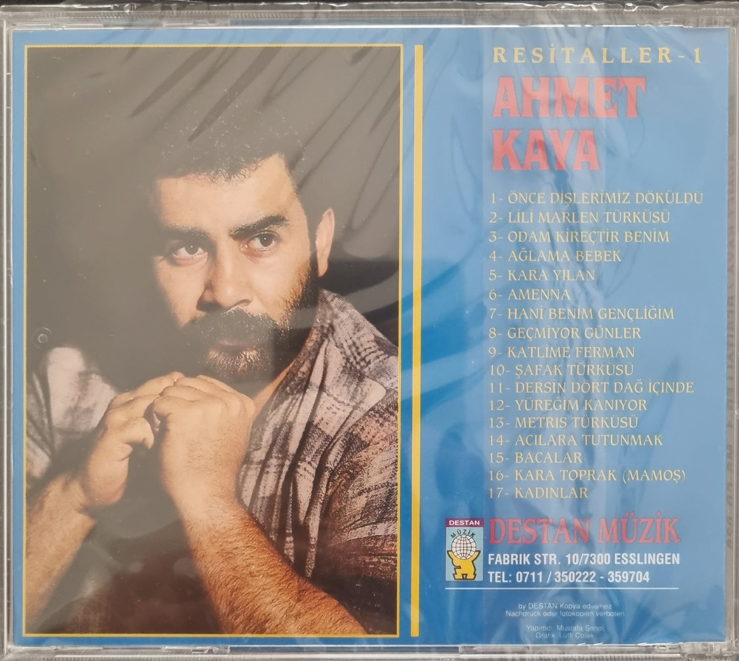 Ahmet Kaya - Resitaller 1 (Özgün & Protest) | CD)