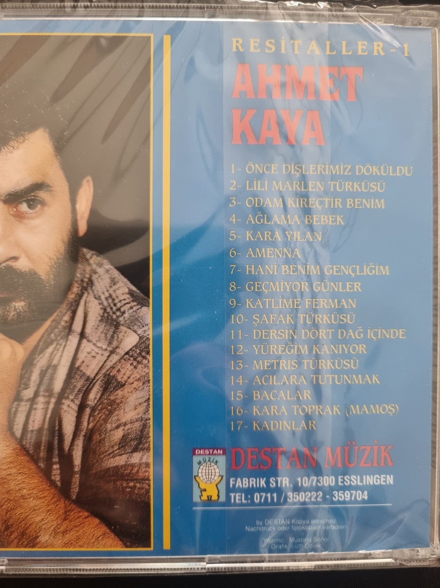 Ahmet Kaya - Resitaller 1 (Özgün & Protest) | CD)