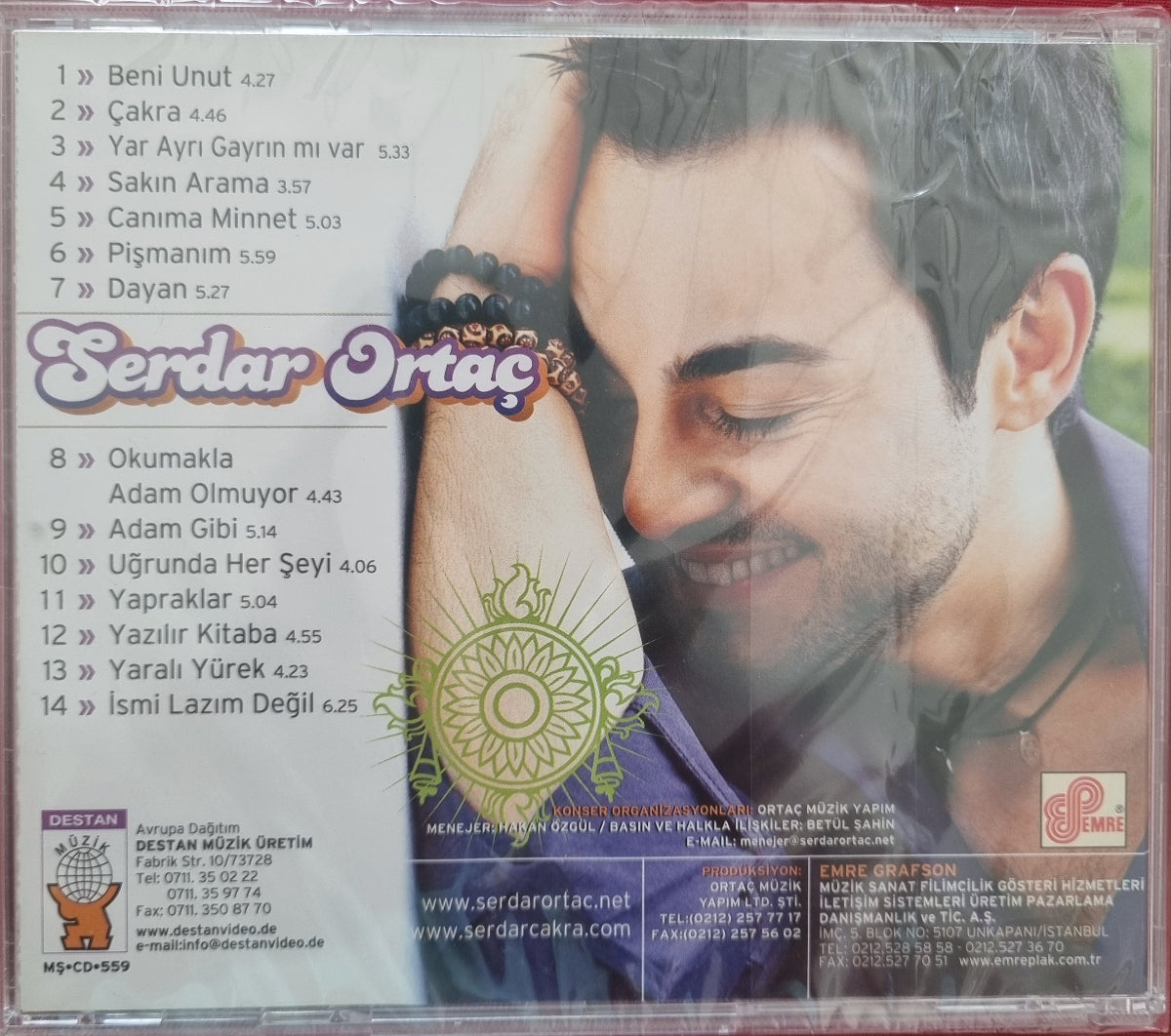 Serdar Ortaç - Çakra - Beni Unut (Türk Pop) | CD)
