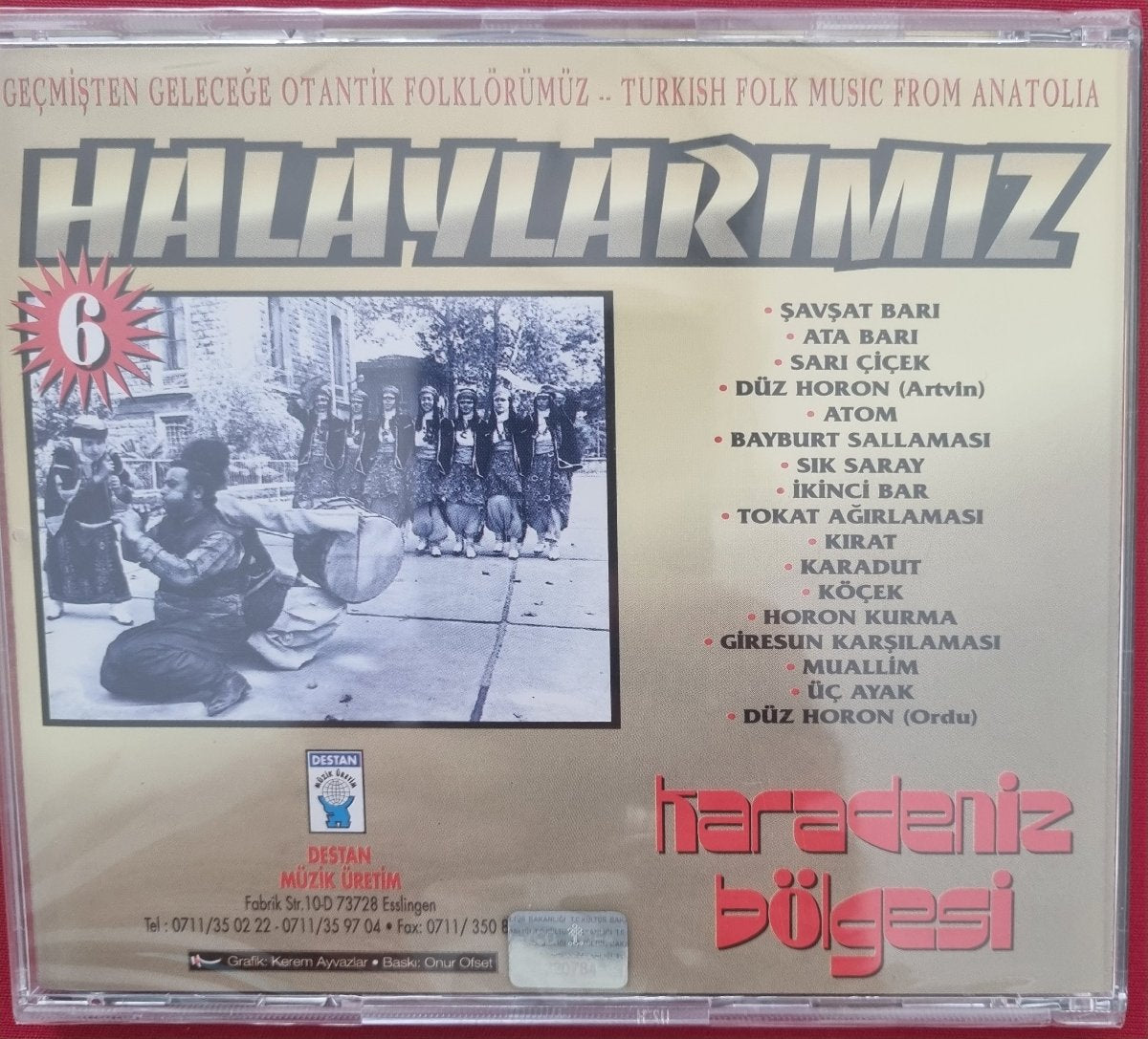 Halaylarımız CD - Halay | Karadeniz Bölgesi 6( CD) Almanya | Stuttgart | Esslingen | Destan Müzik