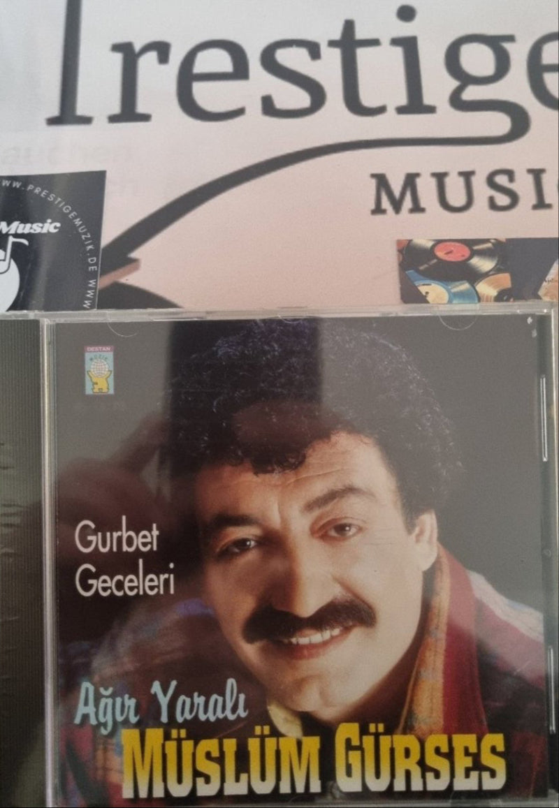 Müslüm Gürses CD | Ağır Yaralı - Gurbet Geceleri CD (Destan Müzik) Arabesk CD