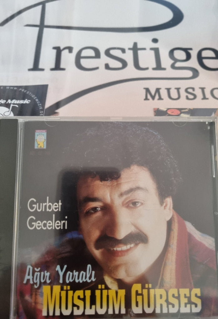 Müslüm Gürses CD | Ağır Yaralı - Gurbet Geceleri CD (Destan Müzik) Arabesk CD