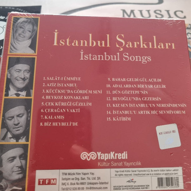 İstanbul Şarkıları CD | İstanbul Songs CD-Emel Sayın-Modern Folk Üçlüsü CD