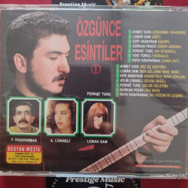 Özgürce Esintiler 1 CD-Ahmet Kaya CD(Destan Müzik Almanya-Stuttgart-Esslingen)