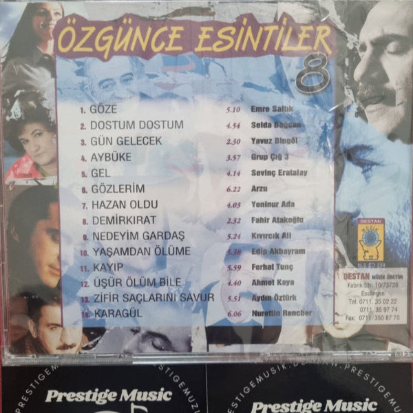 Özgürce Esintiler 8 (Destan Müzik | Özgün | Protesto | CD)