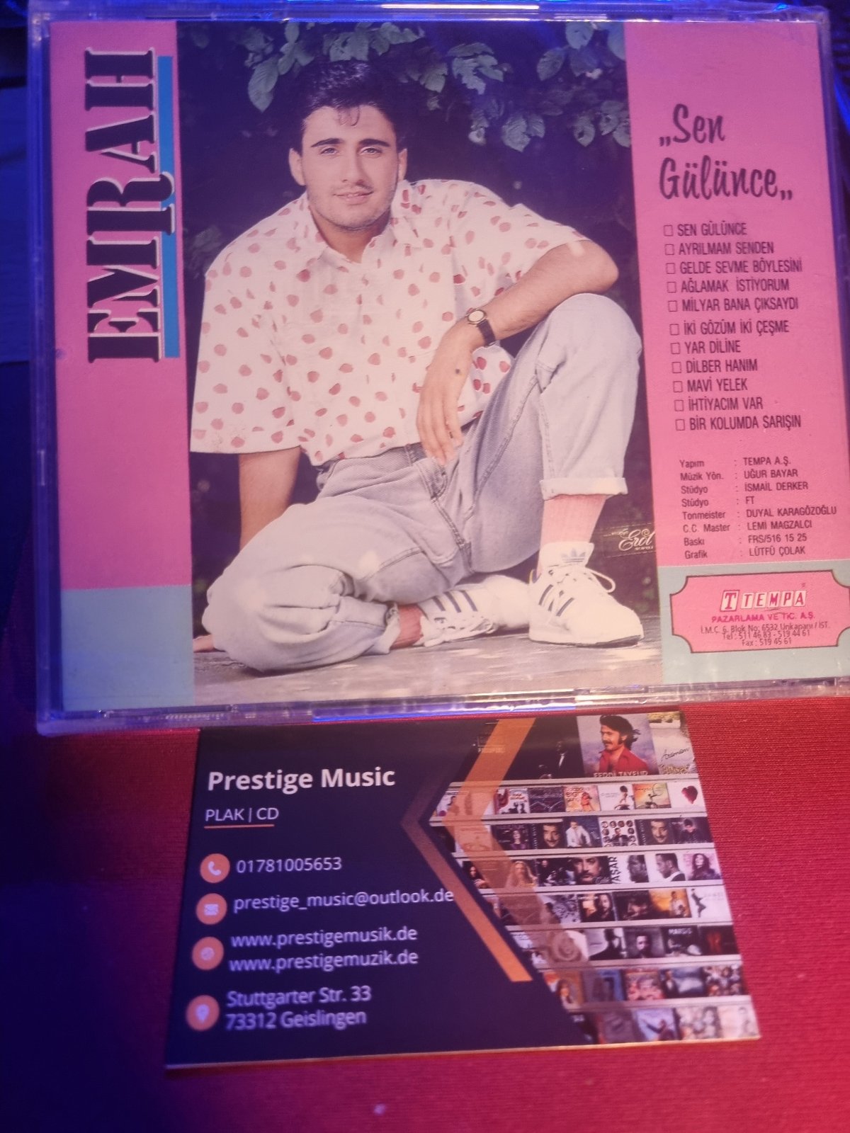 Emrah - Emrah Sen Gülünce (CD) Arabesk | CD