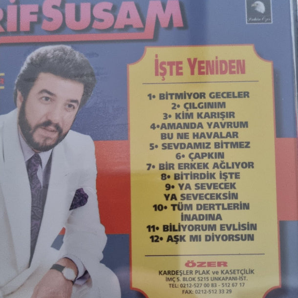 Arif Susam CD -| Arif Susam İşte Yeniden (taverna Müzik) Türkçe |taverna müziği | CD