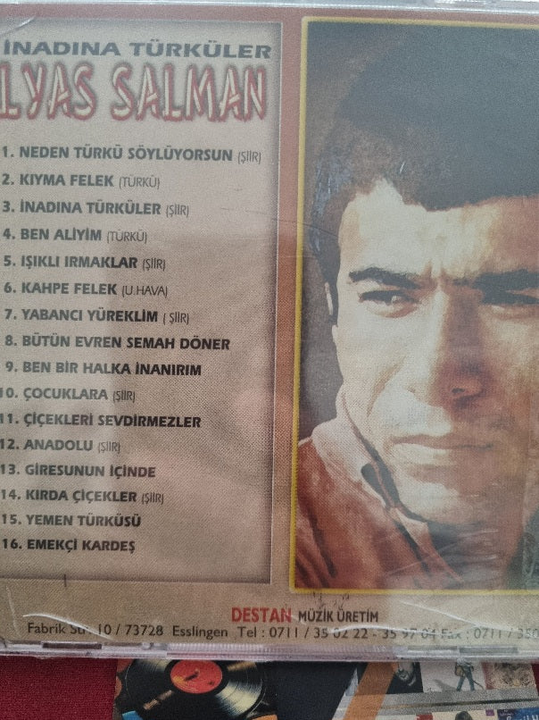İlyas Salman - İnadına Türküler CD (Almanya DESTAN Müzik CD)