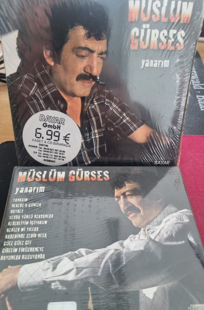 Müslüm Gürses - Yanarım ( CD ) Kaset + CD | Almanya baski | BAYAR Müzik |CD