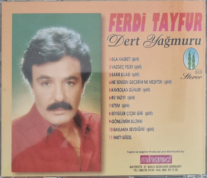 Ferdi Tayfur | Dert Yağmuru CD | Minareci | Almanya