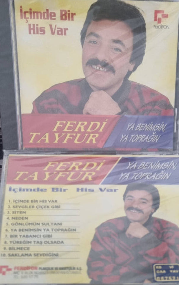 Ferdi Tayfur- içimde Bir His Var his var CD - Ya benimsin Ya Toprağın CD | Almanya