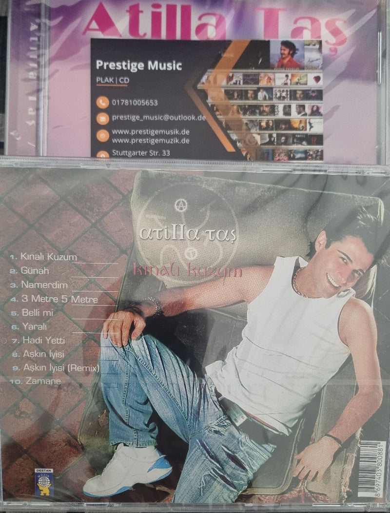 Atilla Taş -Kınalı Kuzum CD | Destan Müzik | Almanya | CD