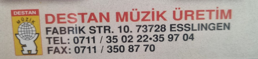 ALMANYA | Esslingen | DESTAN Müzik CD | Çeşitleri | Türkiye Ücretsiz Kargo | CD