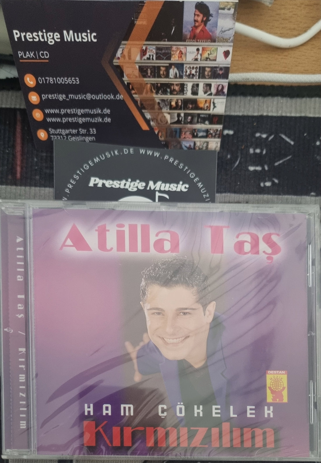 Atilla Taş - Ham Çökelek CD | Kırmızılım CD | DESTAN Müzik | Almanya