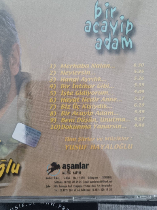 Yusuf Hayaloğlu – Bir Acayip Adam VCD | CD | Almanya | Sipariş