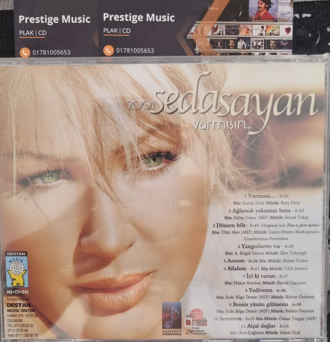 Seda Sayan -Var Mısın ( CD ) DESTAN Müzik | Almanya | CD