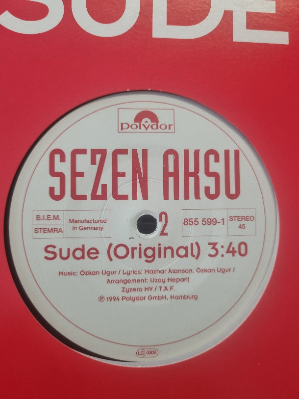 Sezen Aksu | Sude | Remix | 3:49 | Plak | Sezen Aksu Plak | Çeşitleri | Almanya | sipariş | Türk Pop