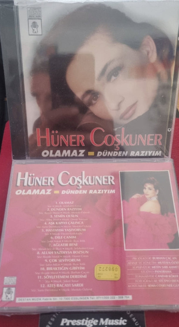 Hüner coşkuner Cd | olamaz dünden razıyım CD | Destan Müzik | Almanya | Stuttgart