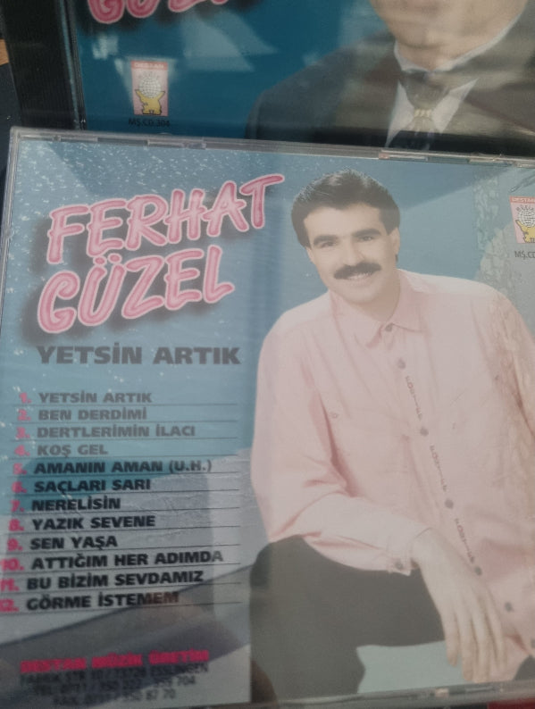 FERHAT GÜZEL - Yetsin Artık CD | Almanya Basım CD | Destan Müzik