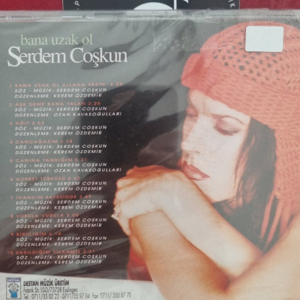 Serdem Coşkun - Bana Uzak Ol CD | Destan Müzik | Almanya | Baskı CD
