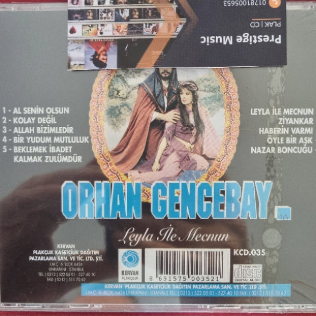 Orhan Gencebay 10 - Leyla İle Mecnun CD | Kervan Plakçılık Kasetçilik
