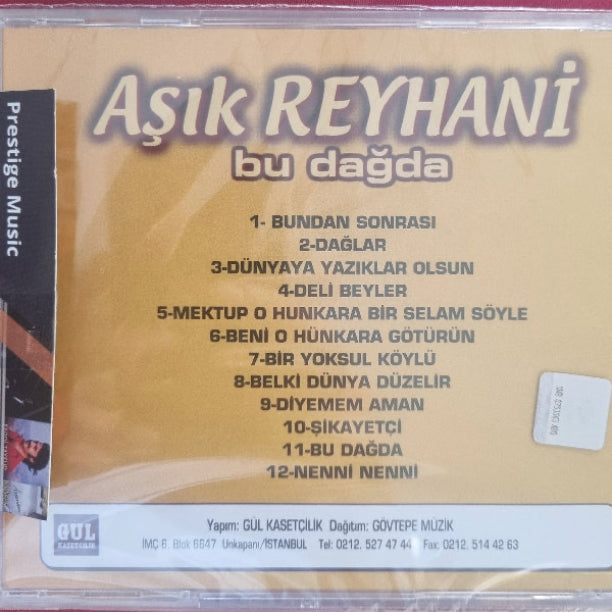 Deli Beyler - Bu Dağda CD | Gül Kasetçilik -2014 CD |Türk halk müziği | CD