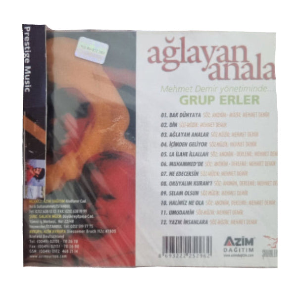 Grup Erler | CD | Ağlayan analar CD | ilahi | ilahiler | CD | Almanya