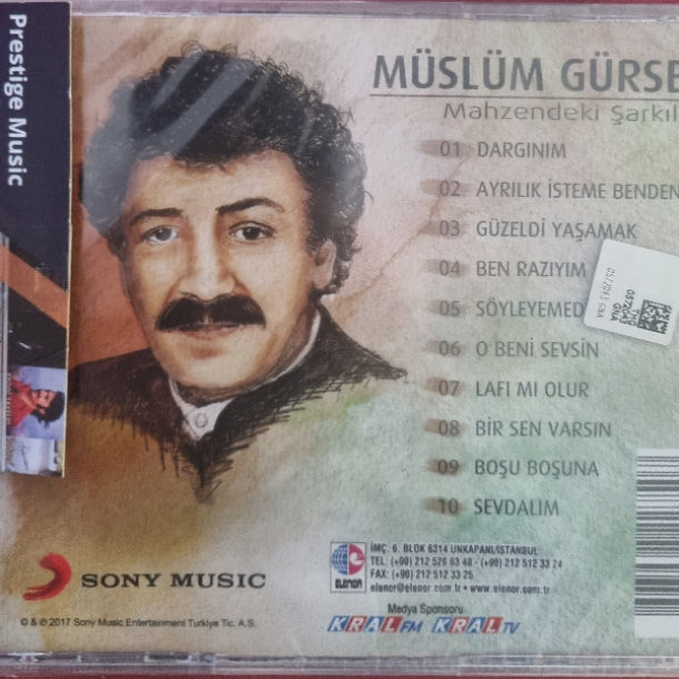 Müslüm Gürses Cd - Mahzendeki Şarkılar CD | ELENOR | SONY MUSIC | CD