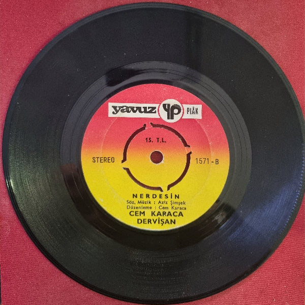 Cem Karaca | Dervişan |Tamirci Çırağı | Neredesin | Plak | Schallplatte | LP | YAVUZ Plak